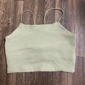 Nike dri-fit light green small sports bra
